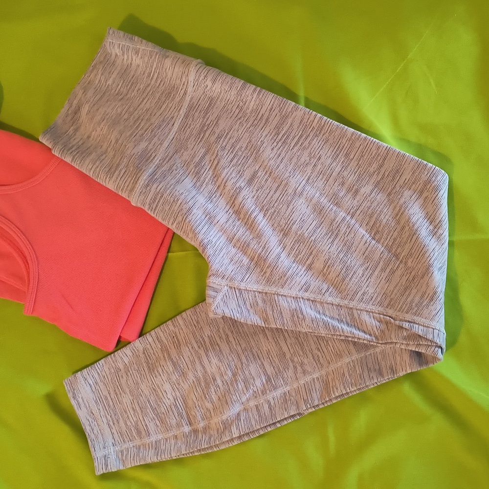 Lululemon Wunder Under Legging 8 Wee Are From Space Nimbus Battleship 25" Inseam